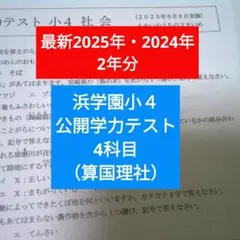 2026年最新】浜学園 小4 公開テストの人気アイテム - メルカリ