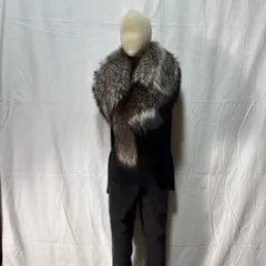 SAGA FOX フォックスファー マフラー 110cm リアルファー