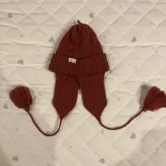 フタフタ⭐︎52センチ⭐︎赤いタッセル付きニット帽