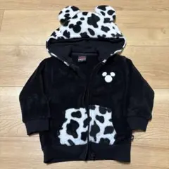 BABYDOLL 牛柄フード付きアウター 80サイズ