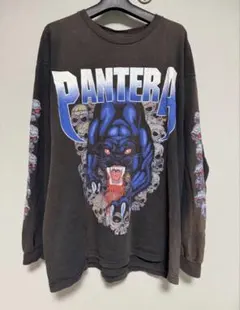 希少ヴィンテージPANTERAパンテラロンTロングスリーブDELTAフェードボロのサムネイル