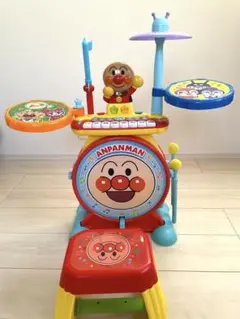 【訳あり品】アンパンマン ノリノリライブ♪BIG電子ドラム＆キーボード