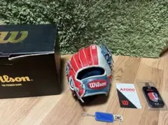 ラ*ス様 限定品Wilson A2000 1786硬式内野手用グラブ スカーレッのサムネイル