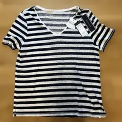 【新品】TOMMY HILFIGER ストライプ Tシャツ Mサイズ