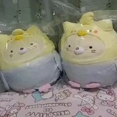 すみっコぐらし　一番くじ　C賞　ねこ2点セット