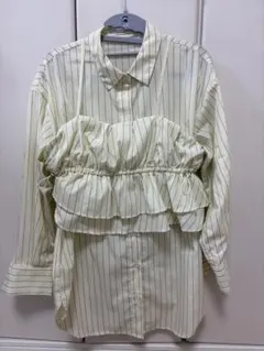 AMERICAN HOLIC ストライプシャツ ビスチェセット