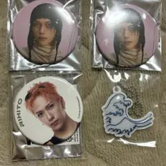 ini 池﨑理人　缶バッジ　キーホルダー