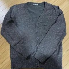 HEALTHY KAREN ラメダークグレー カーディガン