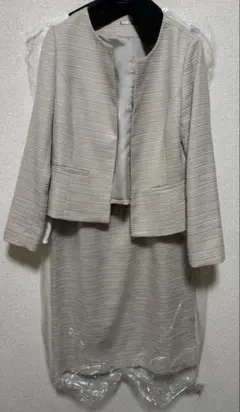 入学式 セットアップ フォーマル ワンピースL　ジャケットM ツイード