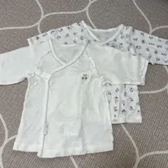 短肌着　２枚セット　出産準備　60サイズ