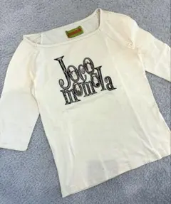 JOCOMOMOLAロゴ入り　40サイズ Tシャツ コットン100 カットソーのサムネイル