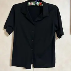 アニエスベー 半袖オープンカラーシャツ　コットン