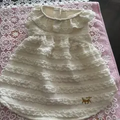 ROPE PICNIC フリル付きシャーリングワンピース　 犬服のサムネイル