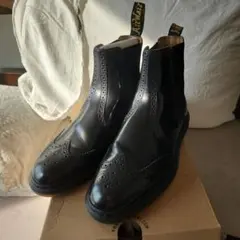 Dr.Martens　Graeme Brogue ブラック サイドゴアブーツ