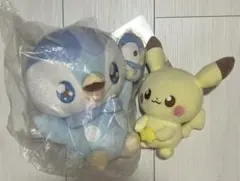 ポケピース　一番くじ　B賞　ポッチャマ　ピカチュウ　ぬいぐるみ
