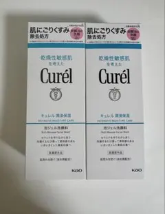 24時間以内発送＊ 【新品未開封】キュレル 泡ジェル洗顔料 2個セット 