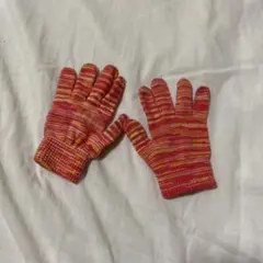 キッズ用カラフル手袋 5本指