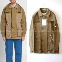 アクネストゥディオズ ミリタリー マウンテンパーカー カバーオール フーディー