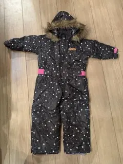 dreamfly⭐︎子ども用防寒スキーウェア 黒 星柄