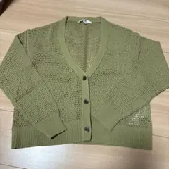 UNIQLO メッシュショートカーディガン