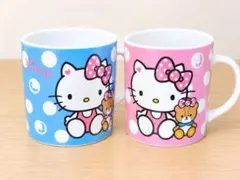 헬로 키티 머그컵 2개 세트
