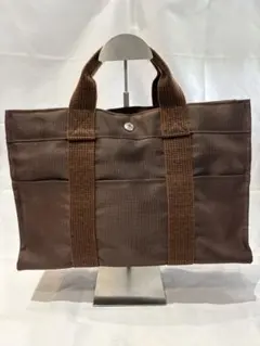 HERMES エールライン MM ブラウン ハンドバッグ メンズ レディースのサムネイル