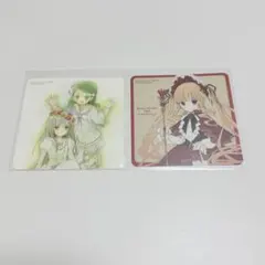 ローゼンメイデン 20周年展 コースター 真紅 水銀燈 金糸雀 レア