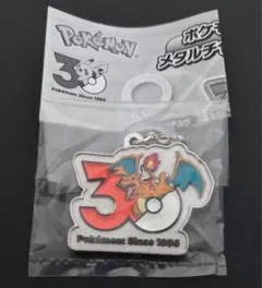 ポケモン30周年 メタルチャームマスコット（リザードン）