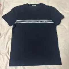 美品〕モンクレール レディース 刺繍ロゴ ブラック XS Tシャツ 5S560 