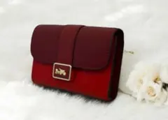《新品未使用》COACH ★折り財布ホース&キャリッジ【新品】