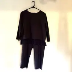 長袖セットアップ パンツ　ネイビー