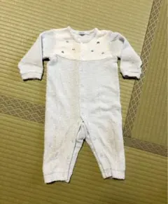 familiar ライトブルー ロンパース 70