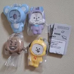 BT21　フォトフレームマスコット　4点