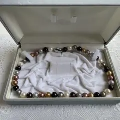 マルチカラーパール ネックレス