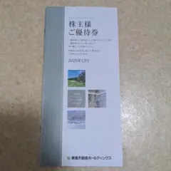 東急不動産ホールディングス　株主優待　2025年12月