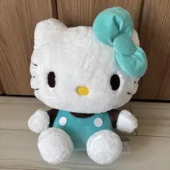 ハローキティ ぬいぐるみ アクア色