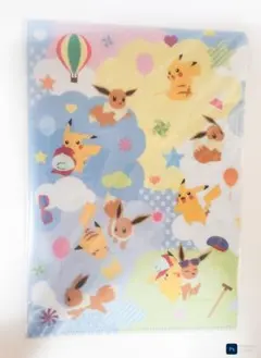 劇場版ポケモン 映画クリアファイル ピカチュウ、イーブイ A5サイズ