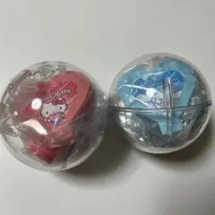 サンリオ ガチャ カプセルステッキ キティ、シナモロール2個セット
