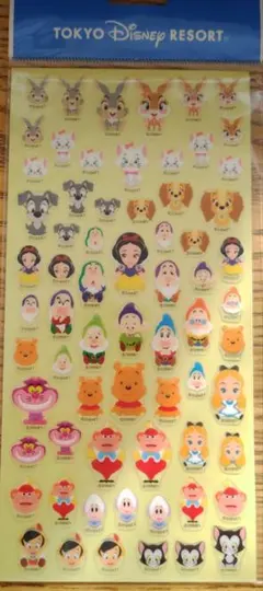 東京ディズニーリゾート キャラクターシール