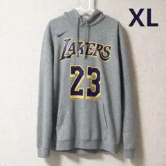 NIKE ナイキ パーカー Lakers レイカーズ XLサイズ　グレー