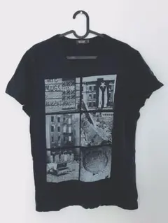 ミスターオリーブMr.Olive　短袖プリント柄Tシャツ②のサムネイル