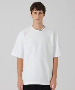 ブラックレーベルクレストブリッジ×アドミラル　ニットドッキングアイコンTシャツ