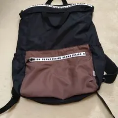 BEAMS DESIGN ナイロンバックパック 黒