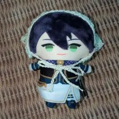 【薄緑キラ×白キラフリル】にじぱぺっと ぬい服 バブーシュカ 帽子