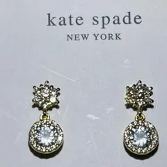 kate spade ダングルピアス ゴールド