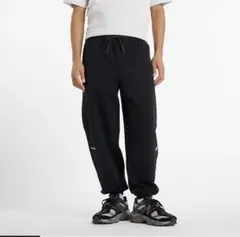 【New Balance】NB GREY スウェットパンツブラック M