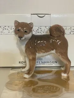 ロイヤルコペンハーゲンイヤーフィギュリン2011年　柴犬