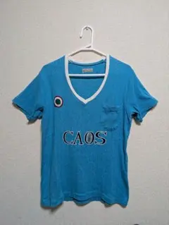 Back Alley Old Boys 水色 Vネック Tシャツのサムネイル