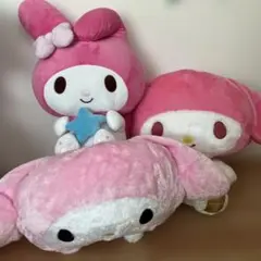 マイメロディ　超超BIGぬいぐるみ　ねそべり　アニバーサリー　サンリオ当りくじ