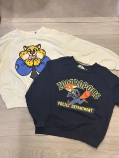 H&M ズートピア トレーナー 2枚セット